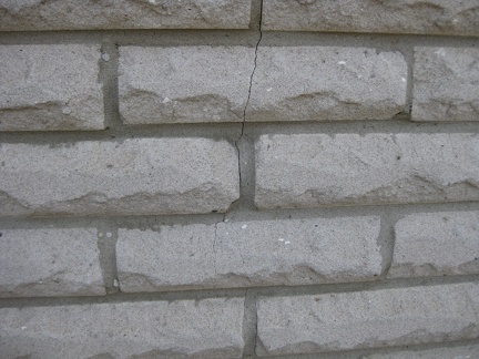 Concrete Brick Cracked on Wall